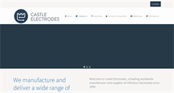 Desktop Screenshot of castle-electrodes.com